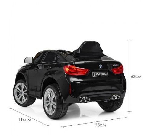 Детский электромобиль BMW X6M Black - JJ2199 Детский электромобиль BMW X6M Black - JJ2199