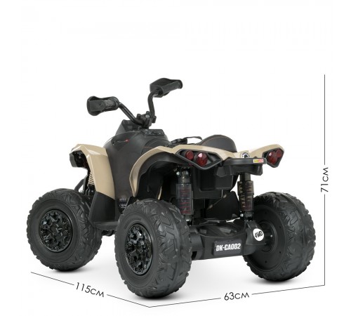 Детский электроквадроцикл BRP Can-Am Renegade (12V, полный привод, хакки) - DK-CA002-KHAKI