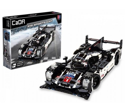 Конструктор CADA спортивный автомобиль Porsche 919, 1586 элементов - C61016W Конструктор CADA спортивный автомобиль Porsche 919, 1586 элементов - C61016W