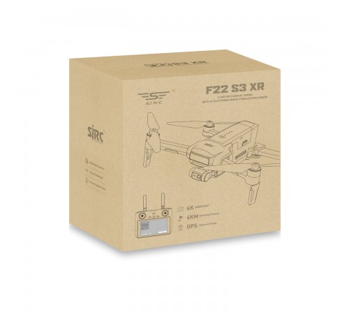 Квадрокоптер SJRC F22 X3 PRO+ 2АКБ, пульт с экраном 3-AXIS 4K EIS 5G GPS Квадрокоптер SJRC F22 X3 PRO+ 2АКБ, пульт с экраном 3-AXIS 4K EIS 5G GPS
