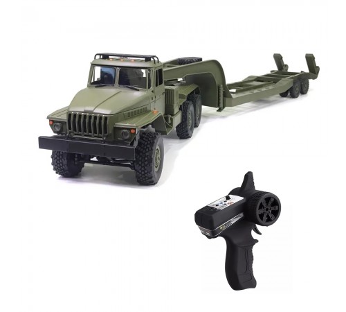Радиоуправляемый внедорожник WPL Советский военный грузовик Урал с траллом 4WD 1:16 - WPLB-36-3 Радиоуправляемый внедорожник WPL Советский военный грузовик Урал с траллом 4WD 1:16 - WPLB-36-3