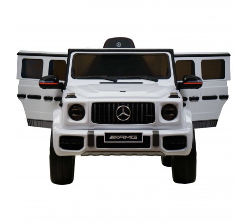 Электромобиль Mercedes-Benz G63 AMG 12V с высокой дверью - BBH-0002H-WHITE Электромобиль Mercedes-Benz G63 AMG 12V с высокой дверью - BBH-0002H-WHITE