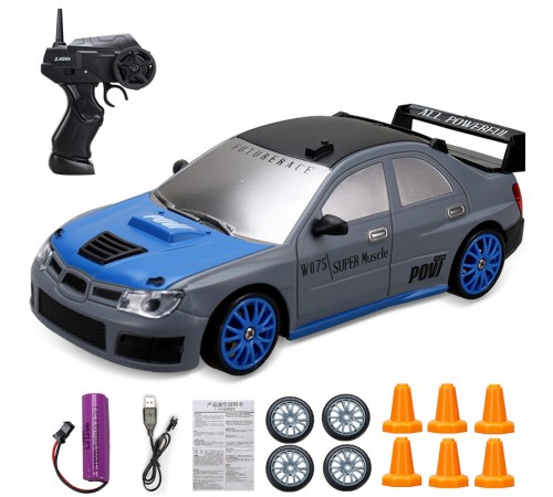 Радиоуправляемая машина для дрифта Subaru Impreza WRX (сменные колеса, фишки) - SC24A06 Радиоуправляемая машина для дрифта Subaru Impreza WRX (сменные колеса, фишки) - SC24A06