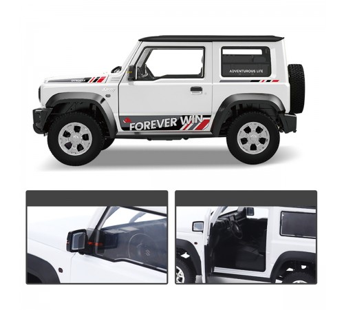Радиоуправляемый внедрожник Suzuki Jimny PRO с прицепом (свет, выхлоп, Li-Po 5C) - HG4-53PRO-54-W Радиоуправляемый внедрожник Suzuki Jimny PRO с прицепом (свет, выхлоп, Li-Po 5C) - HG4-53PRO-54-W