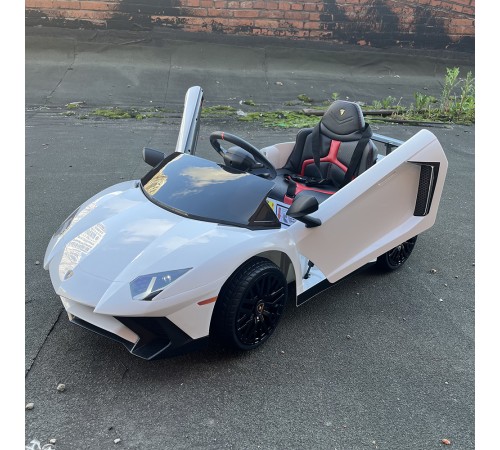 Детский электромобиль Lamborghini Aventador SV Roadster 2WD 12V - BDM0931-WHITE