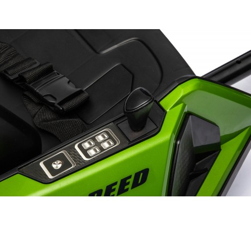 Детский электромобиль дрифт картинг (зеленый, 12 км/ч, 24V) - AHL007-GREEN