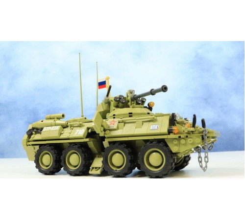 Конструктор Армия России - Российский бронетранспортёр БТР-82А - АР-01028 Конструктор Армия России - Российский бронетранспортёр БТР-82А - АР-01028