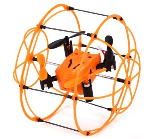 Радиоуправляемый квадрокоптер с защитной сеткой Orange SkyWalker - HM1336 Радиоуправляемый квадрокоптер с защитной сеткой Orange SkyWalker - HM1336