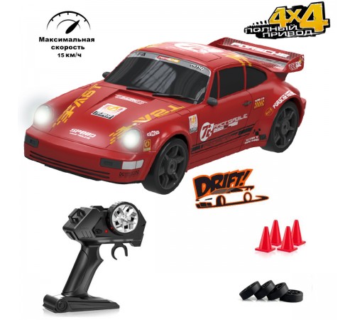 Радиоуправляемая машина для дрифта Porsche 911 GT RS 4WD 1:24 - 757-4WD33D Радиоуправляемая машина для дрифта Porsche 911 GT RS 4WD 1:24 - 757-4WD33D