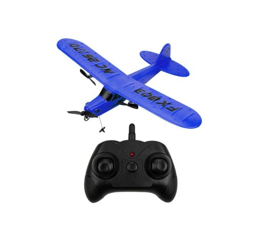 Радиоуправляемый самолет Piper Cub J3 для начинающих 2.4G - FX803-BLUE Радиоуправляемый самолет Piper Cub J3 для начинающих 2.4G - FX803-BLUE