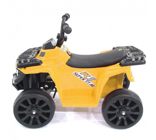 Детский квадроцикл R1 на резиновых колесах 6V - 3201-YELLOW