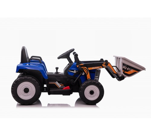 Детский электромобиль XMX трактор с ковшом (синий, EVA, пульт, 12V) - XMX611U-BLUE Детский электромобиль XMX трактор с ковшом (синий, EVA, пульт, 12V) - XMX611U-BLUE