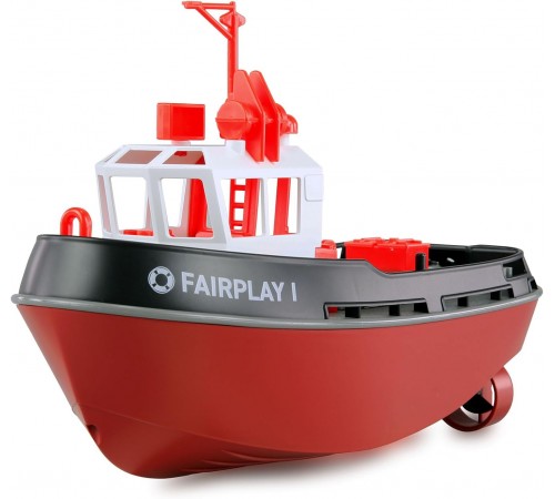Радиоуправляемый буксир Tugboat черный 2.4G 1:72 - HL-3800-B