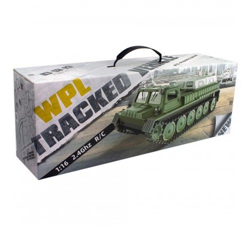 Радиоуправляемый гусеничный советский вездеход WPL ГАЗ-71 RTR масштаб 1:16 - WPLE-1 Радиоуправляемый гусеничный советский вездеход WPL ГАЗ-71 RTR масштаб 1:16 - WPLE-1
