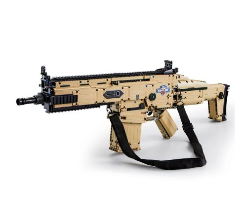 Конструктор Cada штурмовая винтовка Scar, 1406 элементов - C81021W Конструктор Cada штурмовая винтовка Scar, 1406 элементов - C81021W