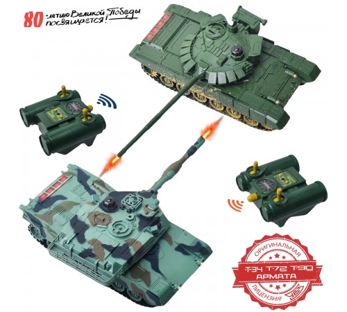Радиоуправляемый танковый бой (советский T72 + M1 Абрамс США) - RWG99851 Радиоуправляемый танковый бой (советский T72 + M1 Абрамс США) - RWG99851
