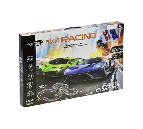 Гоночный автотрек JJ Slot Ралли (длина трека 730 см, от сети, 1:64) - JJ113-2 Гоночный автотрек JJ Slot Ралли (длина трека 730 см, от сети, 1:64) - JJ113-2