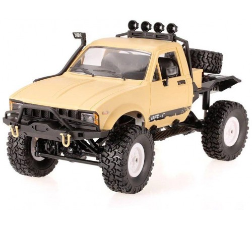 Радиоуправляемая машина WPL пикап Hilux (желтый) 4WD 2.4G 1:16 RTR - WPLC-14-YELLOW