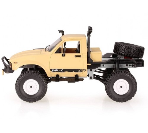 Радиоуправляемая машина WPL пикап Hilux (желтый) 4WD 2.4G 1:16 RTR - WPLC-14-YELLOW