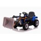 Детский электромобиль XMX трактор с ковшом (синий, EVA, пульт, 12V) - XMX611U-BLUE
