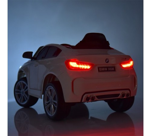 Детский электромобиль BMW X6M White - JJ2199 Детский электромобиль BMW X6M White - JJ2199