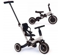 Детский беговел-велосипед 4в1 с родительской ручкой, серый - TR007-GREY