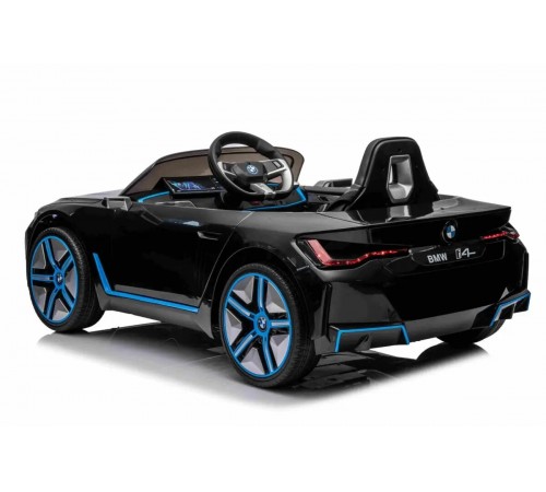 Детский электромобиль BMW I4 (полный привод, 12V) - JE1009-BLACK