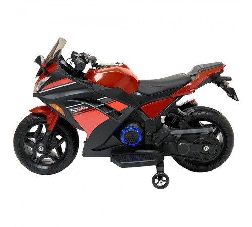 Детский электромотоцикл Kawasaki Ninja (12V, EVA, спидометр, ручка газа) - DLS07-SP-RED Детский электромотоцикл Kawasaki Ninja (12V, EVA, спидометр, ручка газа) - DLS07-SP-RED