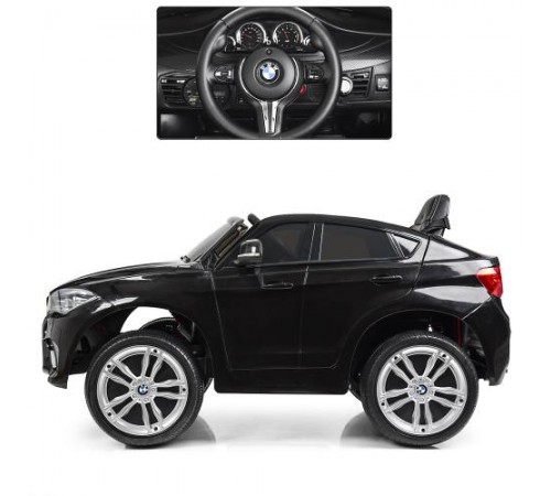 Детский электромобиль BMW X6M Black - JJ2199 Детский электромобиль BMW X6M Black - JJ2199