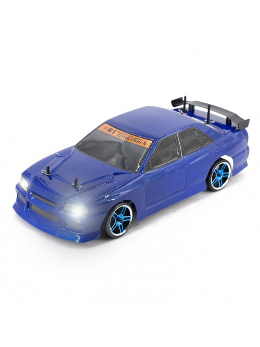 Радиоуправляемый автомобиль для дрифта HSP Flying Fish 1 LED фары 4WD 1:10 - 94123T-12330-BL
