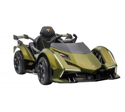 Детский электромобиль Lamborghini V12 Vision Gran Turismo 4WD 12V - HL528-LUX-ARMY-GREEN