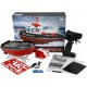 Радиоуправляемый буксир Tugboat черный 2.4G 1:72 - HL-3800-B