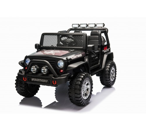 Детский электромобиль джип XMX с полным приводом (черный, EVA, 12V) - XMX618-4WD-BLACK