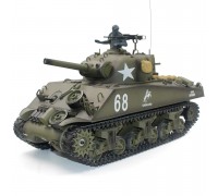 Радиоуправляемый танк Heng Long M4A3 Sherman V7.0 масштаб 1:16 RTR 2.4GHz - 3898-1 V7.0