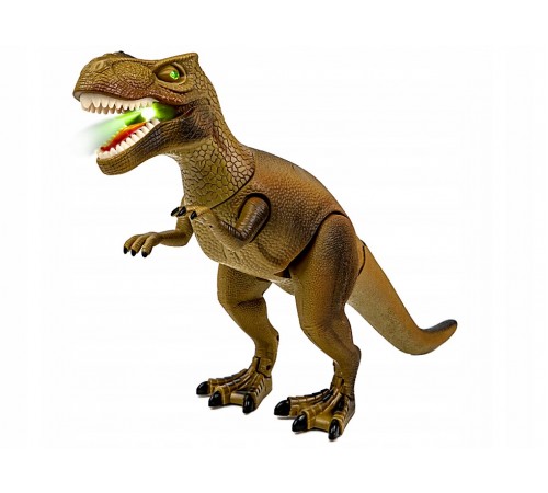 Радиоуправляемый динозавр T-Rex RuiCheng (коричневый, звук, пар, свет) - RUI-8909-BROWN