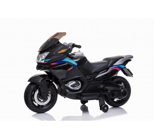 Детский электромотоцикл XMX (черный, EVA, с ручкой газа, 12V) - XMX609-BLACK Детский электромотоцикл XMX (черный, EVA, с ручкой газа, 12V) - XMX609-BLACK