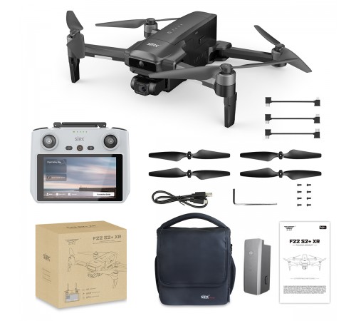Квадрокоптер SJRC F22 X2 PRO+ OAS 2АКБ, пульт с экраном 2-AXIS 4K EIS 5G GPS Квадрокоптер SJRC F22 X2 PRO+ OAS 2АКБ, пульт с экраном 2-AXIS 4K EIS 5G GPS