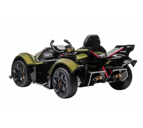 Детский электромобиль Lamborghini V12 Vision Gran Turismo 4WD 12V - HL528-LUX-ARMY-GREEN