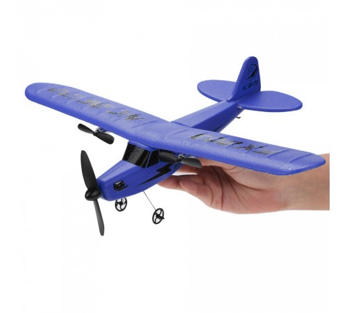 Радиоуправляемый самолет Piper Cub J3 для начинающих 2.4G - FX803-BLUE Радиоуправляемый самолет Piper Cub J3 для начинающих 2.4G - FX803-BLUE