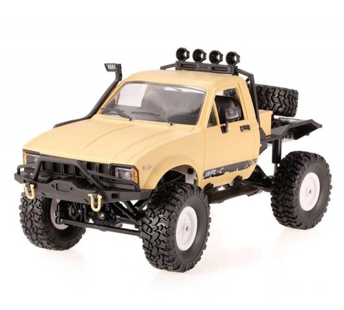 Радиоуправляемая машина WPL пикап Hilux (желтый) 4WD 2.4G 1:16 RTR - WPLC-14R-YELLOW