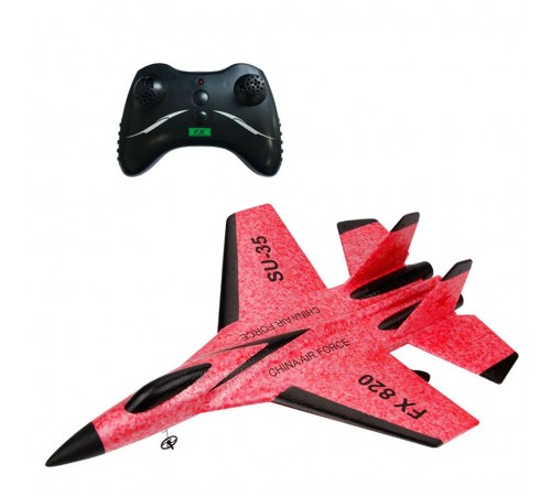Радиоуправляемый самолет SU-35 для начинающих 2.4G - FX820-RED Радиоуправляемый самолет SU-35 для начинающих 2.4G - FX820-RED