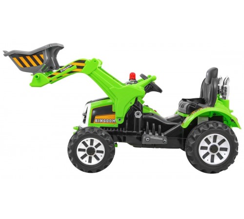 Детский электромобиль трактор на аккумуляторе 12V / зеленый - JS328A-GREEN