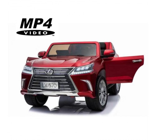 Детский электромобиль Lexus LX570 4WD MP4 - DK-LX570-RED-PAINT-MP4