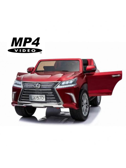 Детский электромобиль Lexus LX570 4WD MP4 - DK-LX570-RED-PAINT-MP4
