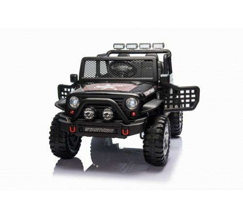 Детский электромобиль джип XMX с полным приводом (черный, EVA, 12V) - XMX618-4WD-BLACK