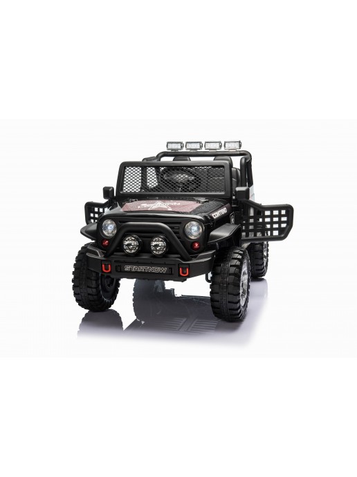 Детский электромобиль джип XMX с полным приводом (черный, EVA, 12V) - XMX618-4WD-BLACK