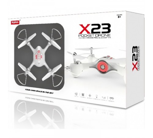 Радиоуправляемый квадрокоптер SYMA X23W FPV Wi-Fi с камерой 0.3МП - X23W Радиоуправляемый квадрокоптер SYMA X23W FPV Wi-Fi с камерой 0.3МП - X23W