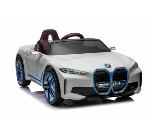 Детский электромобиль BMW I4 (полный привод, 12V) - JE1009-WHITE Детский электромобиль BMW I4 (полный привод, 12V) - JE1009-WHITE