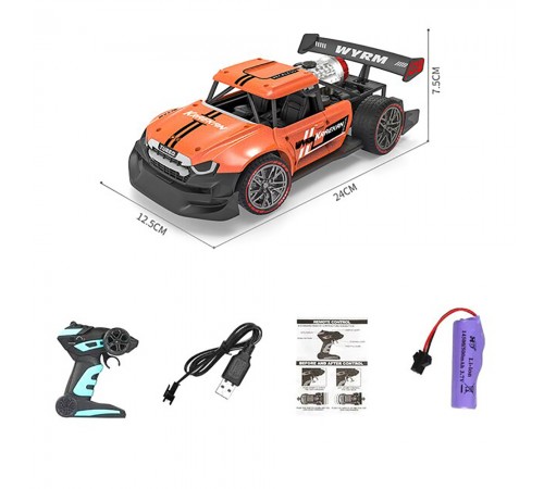 Радиоуправляемый спортивный пикап (оранжевый, пар) 2.4G - HD3400-ORANGE