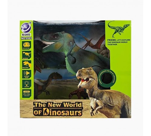 Радиоуправляемый динозавр T-Rex RuiCheng (зеленый, звук, свет) - RUI-9981-GREEN Радиоуправляемый динозавр T-Rex RuiCheng (зеленый, звук, свет) - RUI-9981-GREEN